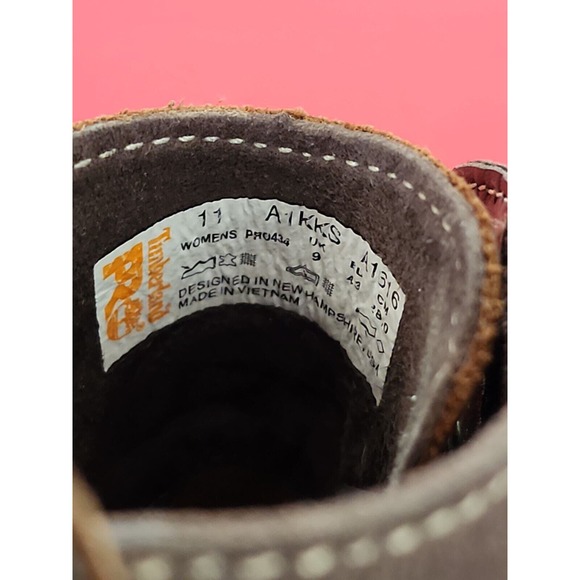 Timberland PRO Women's Hightower 6" Alloy Toe Waterproof Work Boot Brown 11 - Picture 8 of 12